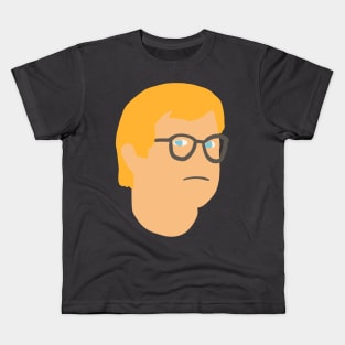 David Hockney Minimal Portrait Kids T-Shirt